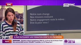 RMC s'engage avec vous - Il paie inutilement une formation dont il n'a pas besoin