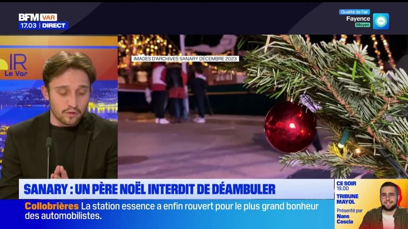 Sanary-sur-Mer: Alain, 75 ans, a été interdit de déambuler en Père Noël dans les rues