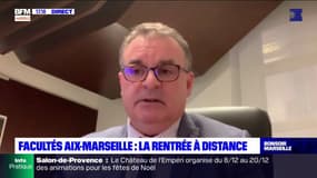 Cours à distance: le président d'Aix-Marseille Université Eric Berton explique la décision de son établissement