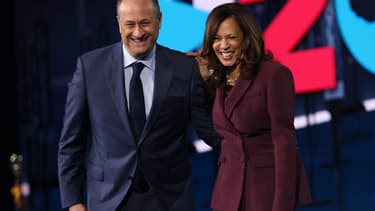 Douglas Emhoff et Kamala Harris en août 2020