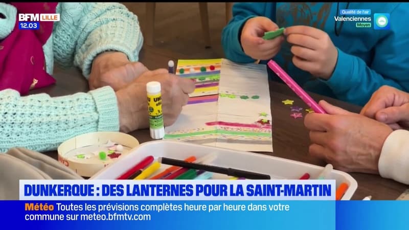 Dunkerque: un atelier en maison de quartier pour confectionner les lanternes de la Saint-Martin