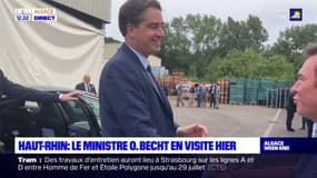 Haut-Rhin: le ministre chargé du Commerce extérieur en déplacement
