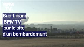 Sud-Liban: BFMTV sur le site d'un bombardement 