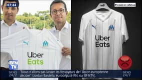 Après la colère des supporters, Uber Eats change la couleur de son logo sur le maillot de l'OM
