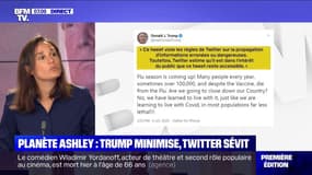 Sur les réseaux sociaux, Donald Trump minimise le coronavirus, Twitter et Facebook sévissent