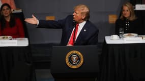 Donald Trump mardi 12 novembre 2019, au club d'économie de New York.