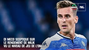 Mercato : Di Meco sceptique sur le rendement de Milik dans un OM où "il n'y a pas un centre"