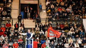 Les supporters de l'AS Cannes en décembre 2021