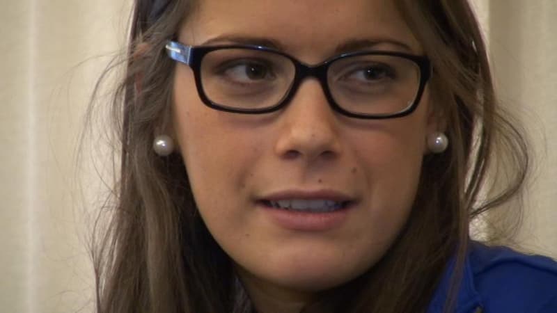 Cléopâtre Darleux, 23 ans, gardienne de l'équipe de France de handball.