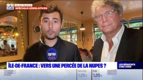 Législatives 2022: Eric Coquerel, candidat Nupes dans la 1e circonscription de Seine-Saint-Denis, se félicite du "très bon résultat" qu'il obtient après le dépouillement des premiers votes