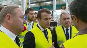 Emmanuel Macron a été interpellé par François Ruffin lors de sa visite à l'usine Whirlpool d'Amiens.