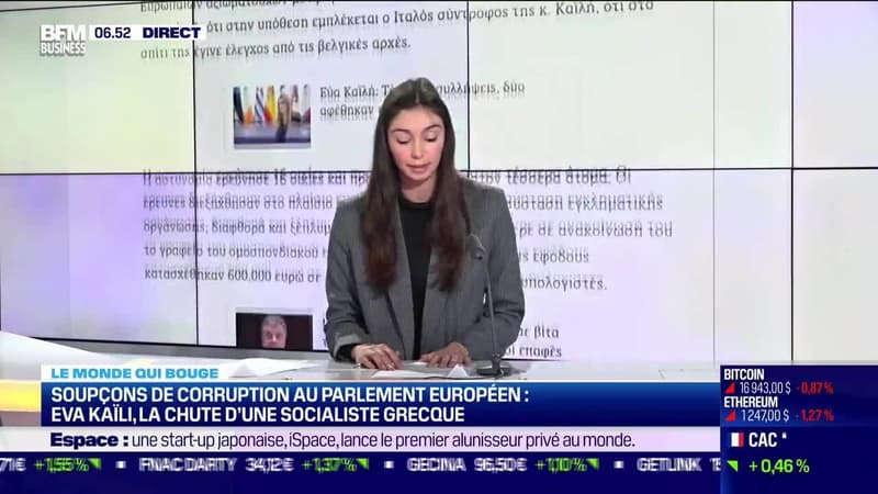 Laura Cambaud : Soupçons de corruption au Parlement européen, la chute de la socialiste grecque Eva Kaili - 12/12