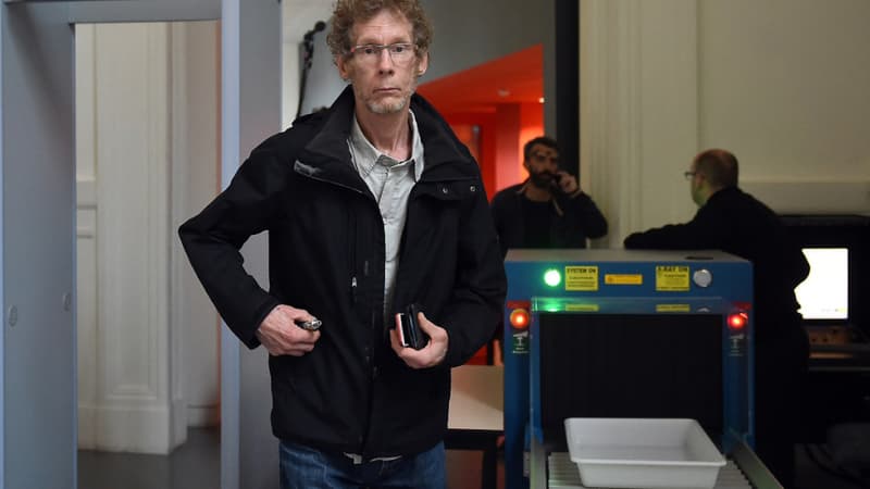 Gilles Bertin arrive à son procès à Toulouse, le 6 juin 2018. - REMY GABALDA / AFP