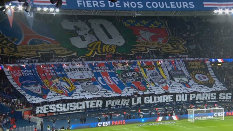 PSG-Nantes: le superbe tifo du Virage Auteuil pour ses 30 ans