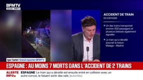 Espagne: au moins sept personnes ont été tuées lors du déraillement de deux trains dans le sud du pays
