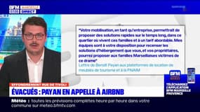 Immeubles effondrés à Marseille: Payan en appelle à Airbnb