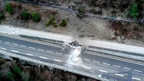 L'éboulement en Savoie, entre Moûtiers et Albertville, le 3 février 2025