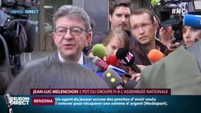 Entendu cinq heures par la police, Mélenchon interpelle Macron et "la manoeuvre râtée"