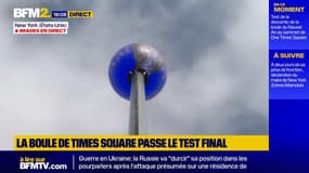 La boule lumineuse de Times Square de 3,7m passe le test final avant le réveillon du Nouvel An à New York