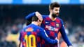 Barça : Gérard Piqué et Lionel Messi en 2020