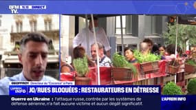 "Les pertes sont énormes": Geoffroy, directeur d'un restaurant parisien, déplore les restrictions sécuritaires imposées à Paris pour les JO