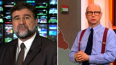 Ulysse Gosset et Harold Hyman, co-lauréats du Grand prix de la presse internationale 2013 dans la catégorie télévision
