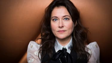 L'actrice danoise Sidse Babett Knudsen à Paris en 2016