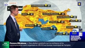 Météo Provence: grand soleil et températures douces toute la journée, jusqu'à 19 degrés à Marseille