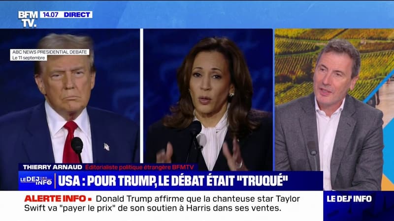 Donald Trump affirme que son débat avec Kamala Harris était 