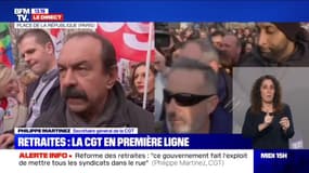 Philippe Martinez: "Les coupures de courant qui sont le fruit de grève, elles sont ciblées (...) en aucun cas on ne cible les citoyens"