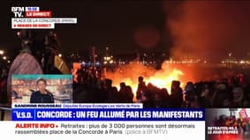 Retraites: Sandrine Rousseau appelle les policiers "à rejoindre le mouvement"