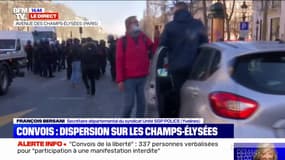 "Convoi de la liberté": un porte-parole d'Unité SGP Police rapporte "des tensions sur la place d'Italie" à Paris