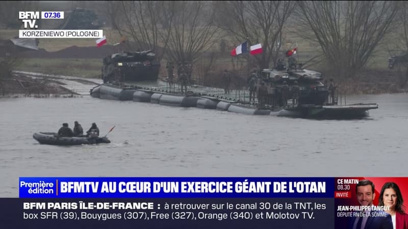 BFMTV au coeur d'un exercice géant de l'OTAN en Pologne avec des soldats français