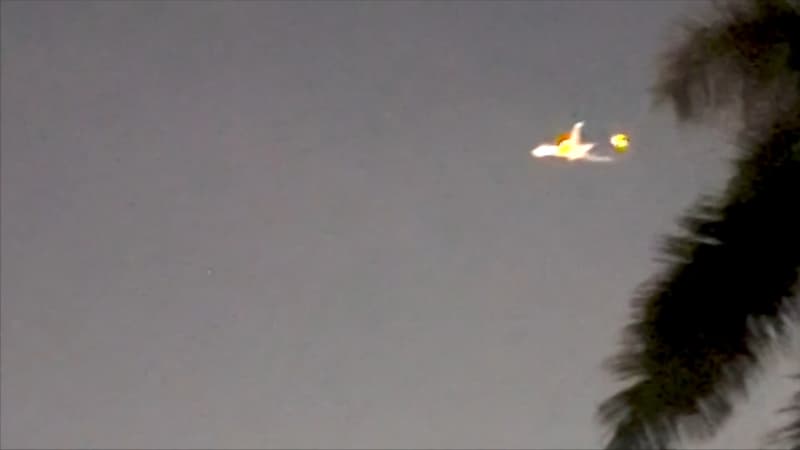 Les images de l'atterrissage en urgence à Miami d'un Boeing 747 cargo après un 