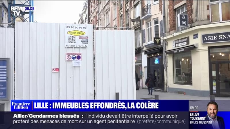 4 mois après l'effondrement de deux immeubles à Lille, le grand désarroi des commerçants de la rue Pierre Mauroy