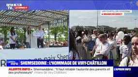 "Vos gestes de solidarité nous ont été d'un soutien inestimable": le message de la mère de Shemseddine, lu lors de la marche blanche 