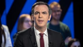 Le porte-parole du gouvernement, Olivier Véran, sur le plateau de BFMTV, le 24 janvier 2023.