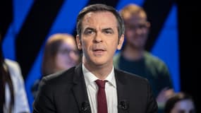 Le porte-parole du gouvernement, Olivier Véran, sur le plateau de BFMTV, le 24 janvier 2023.