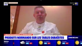 Fromages, huîtres, cidre… des produits normands travaillés par Christophe Prud'homme à Dubaï