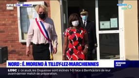 Nord: Elisabeth Moreno en visite à Tilloy-Lez-Marchiennes