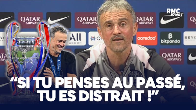 PSG : “Si tu penses au passé, tu es distrait”, Luis Enrique “convaincu” que Paris peut gagner sa deuxième LDC