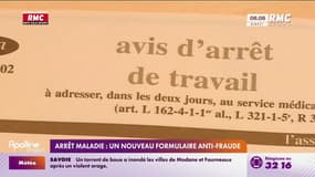 Arrêt maladie: un nouveau formulaire pour contrer la fraude