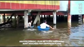 Pérou: des trombes d'eau déversées dans la région d'Iquitos