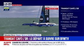 Transat Café L'Or: "C'est sur qu'il y a un risque surtout sur ces petits bateaux de 50 pieds qui se retournent assez facilement", confie Sébastien Simon au sujet des conditions météorologiques