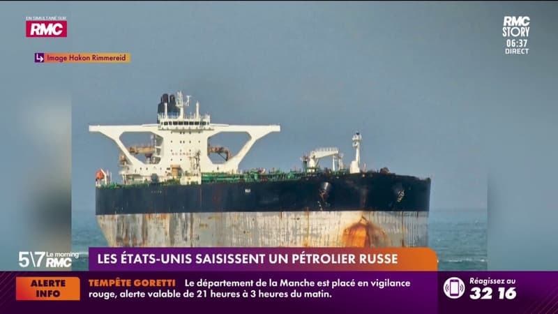 Les États-Unis saisissent un pétrolier russe