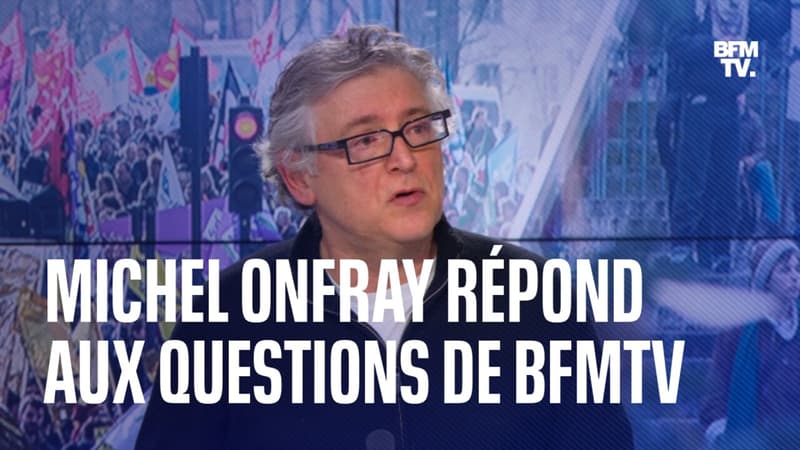 L'interview de Michel Onfray sur BFMTV en intégralité