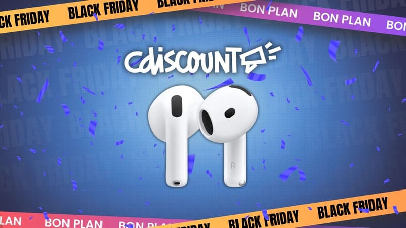 Quand Cdiscount fracasse le prix des AirPods 4, c’est que le Black Friday bat son plein !