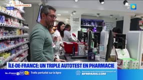 Île-de-France: un triple autotest désormais disponible en pharmacie