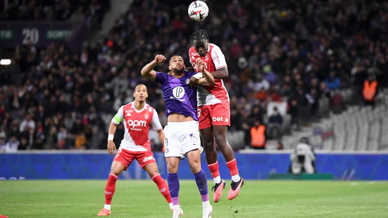 Franck Magri et Christian Mawissa le 7 mars 2025 lors de Toulouse-Monaco