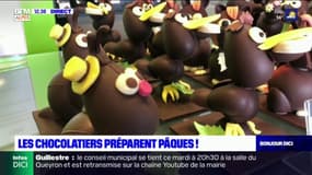 Embrun: les chocolatiers s'activent en coulisses avant les fêtes de Pâques